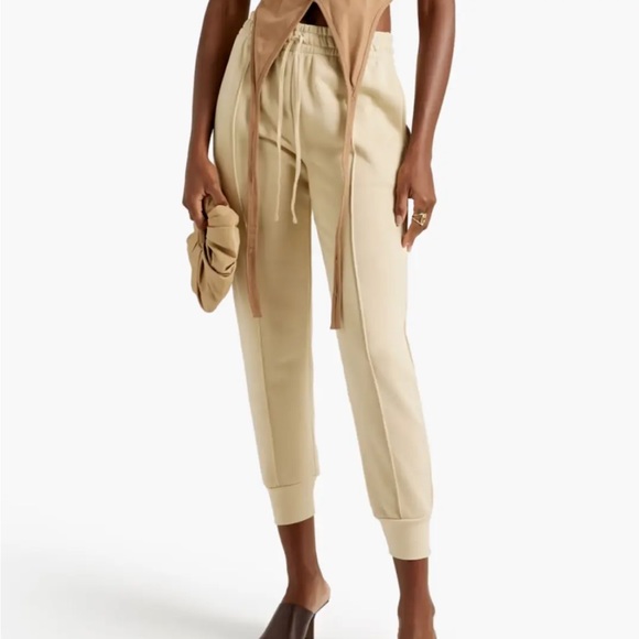 JONATHAN SIMKHAI Sand DUNE Niya Organic Cozy Lounge Seam Terry Track Jogger Pant - Picture 2 of 11
